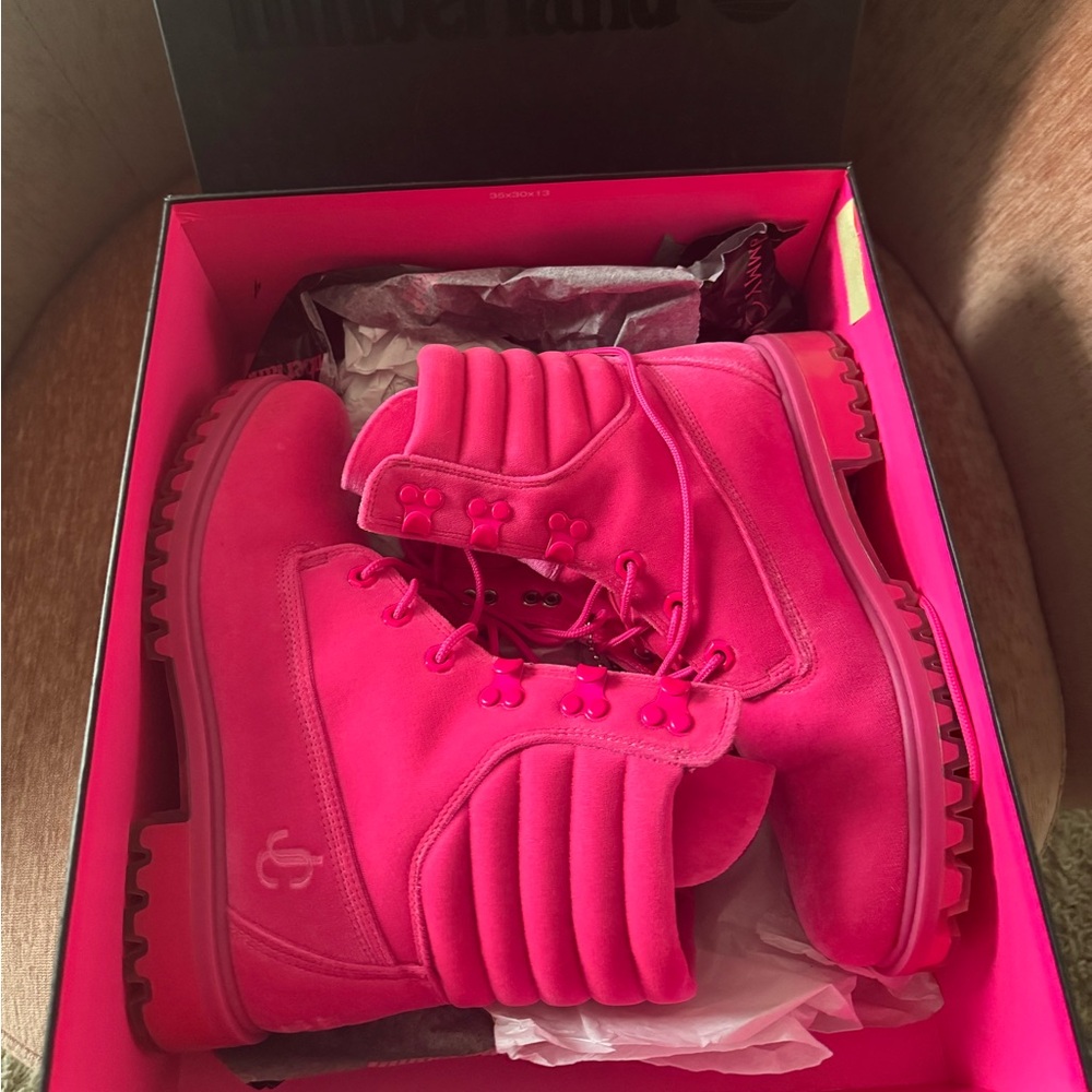 Jimmy Choo X Timberland 8 Inch Puffer Boot